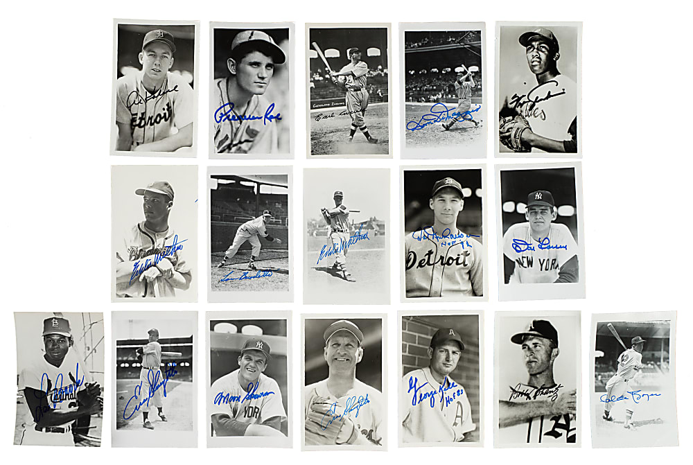 Signed George Brace Photograph Collection (275) Including Averill, Ashburn, Lasorda, and Newhouser