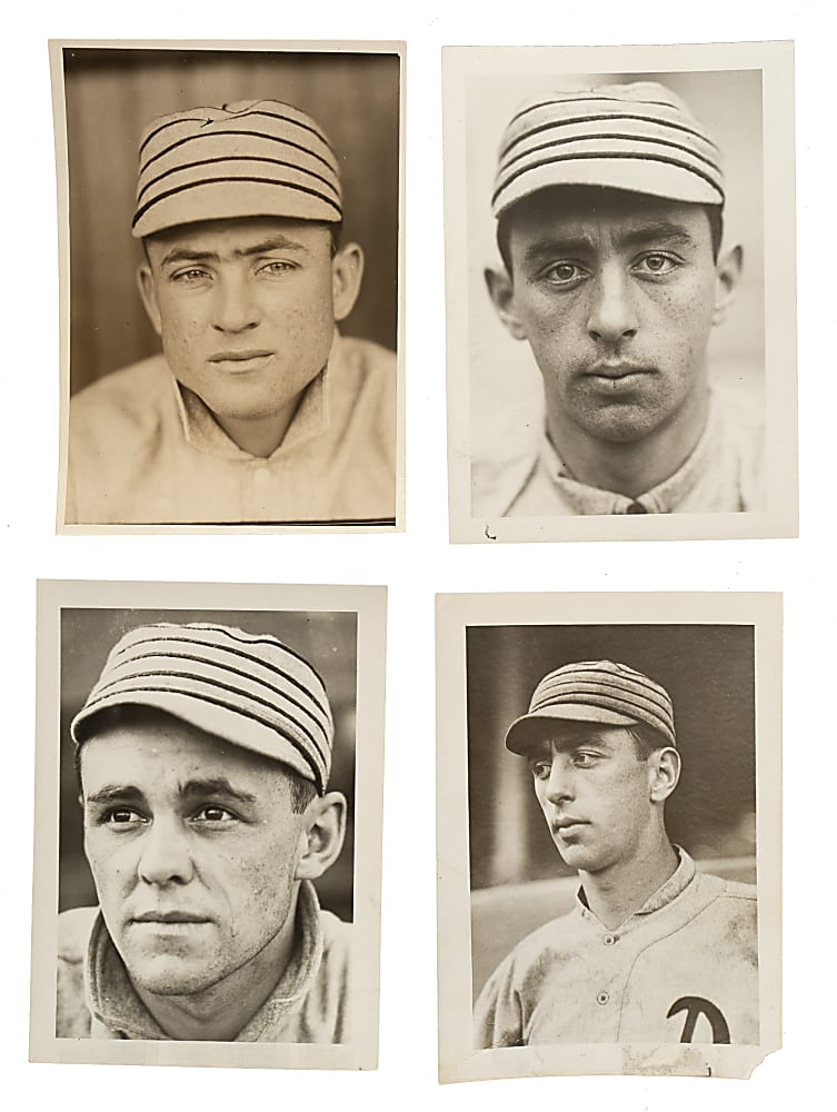 Circa 1911 Philadelphia Athletics Original Paul Thompson Agency Photograph Collection (4)