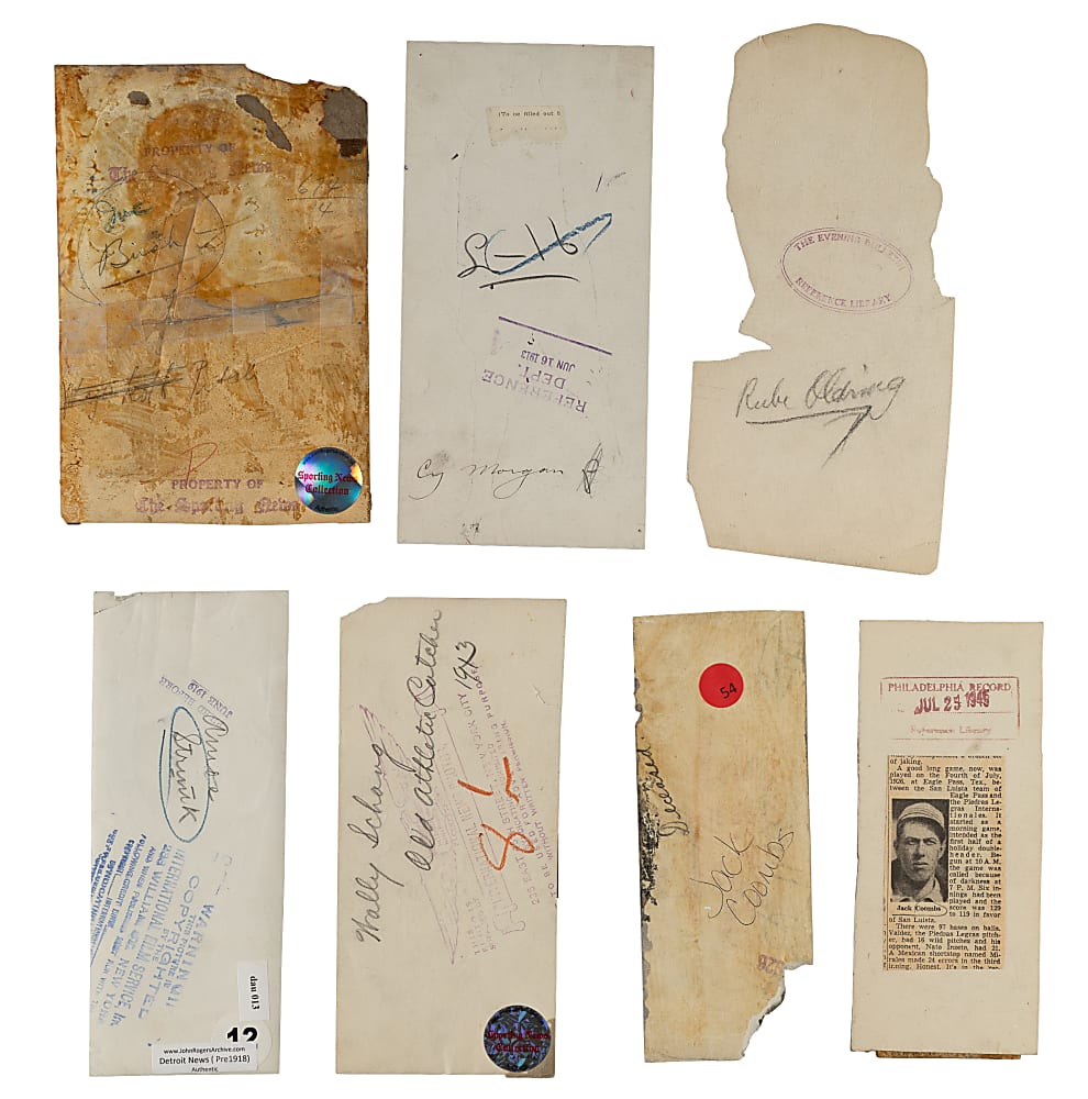 1910s to 1940s Philadelphia Athletics Vintage Photograph Collection (34) Including Baker, Collins, Foxx, Mack, and Plank