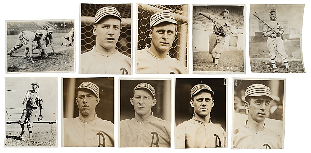 1910s to 1940s Philadelphia Athletics Vintage Photograph Collection (34) Including Baker, Collins, Foxx, Mack, and Plank