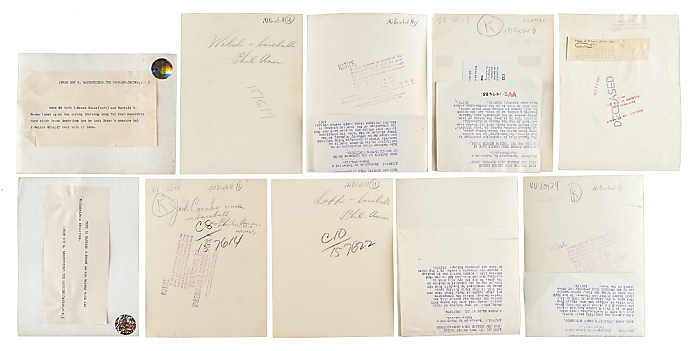 1910s to 1940s Philadelphia Athletics Vintage Photograph Collection (34) Including Baker, Collins, Foxx, Mack, and Plank