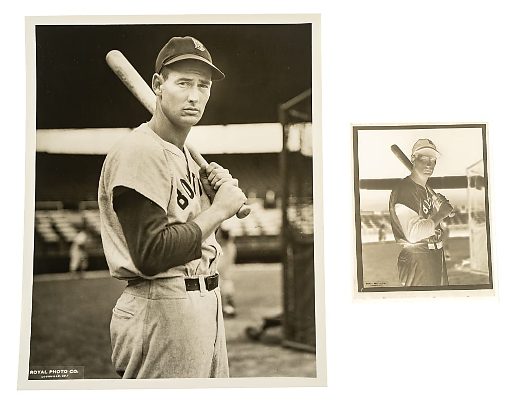 Circa 1940s Ted Williams Original Negative