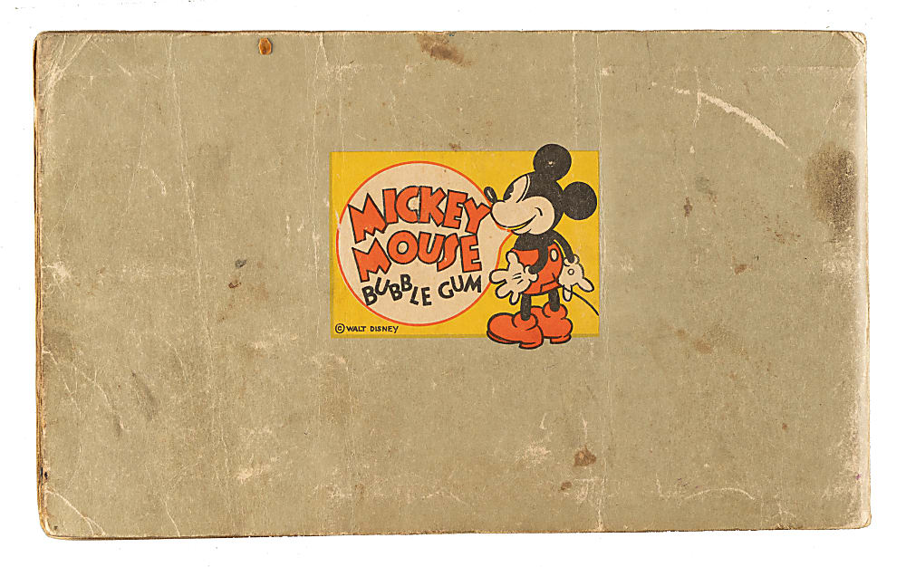 1935 R89 Gum, Inc. "Mickey Mouse" Bubble Gum Collection (33) in Original Display Album