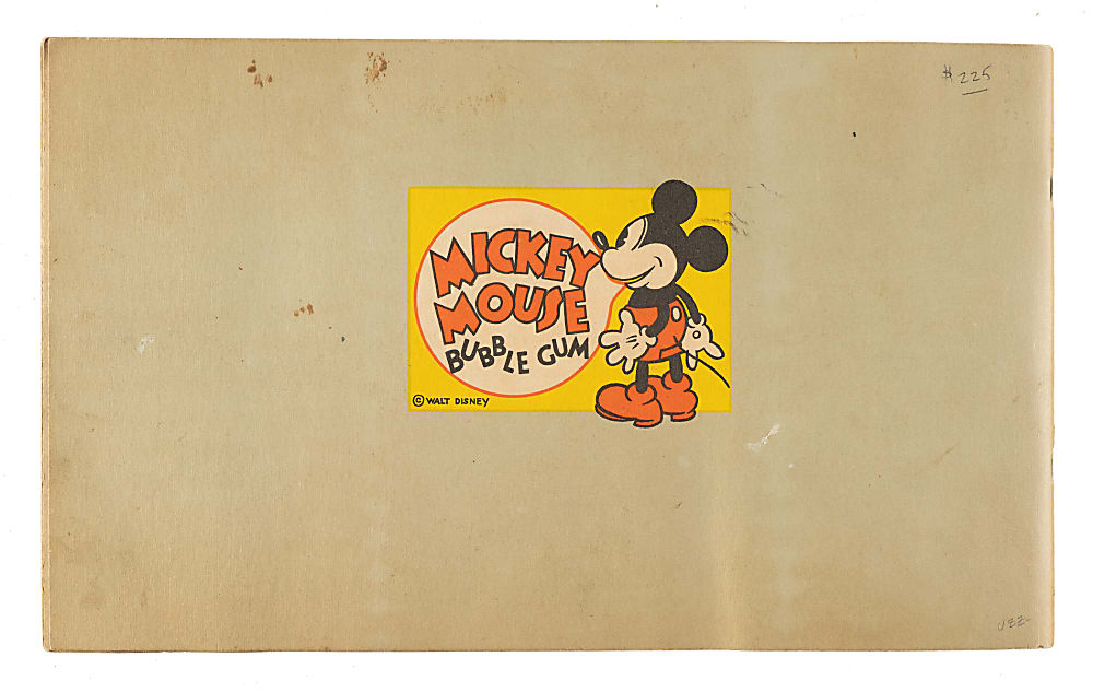 1935 R89 Gum, Inc. "Mickey Mouse" Bubble Gum Collection (11) in Original Display Album