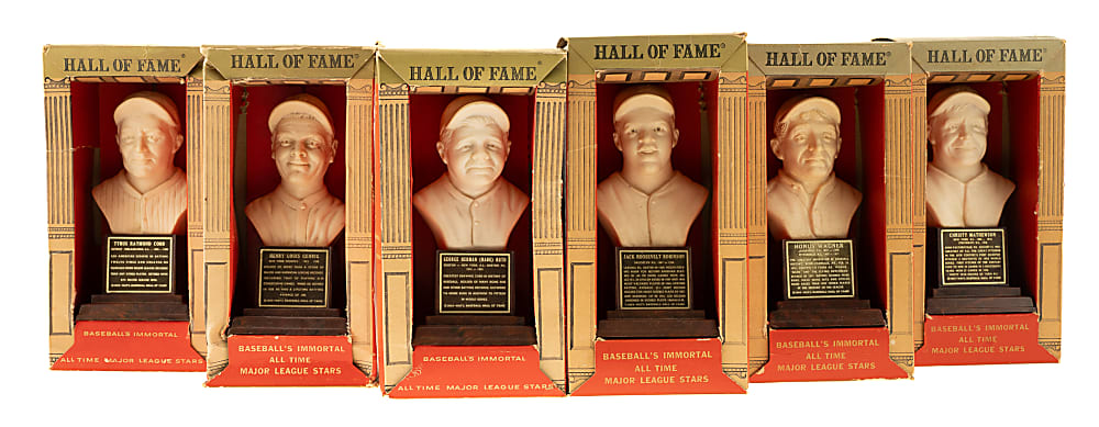 1963 Hall of Fame Busts Complete Set In Original Boxes (20)