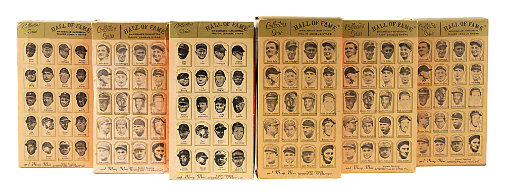 1963 Hall of Fame Busts Complete Set In Original Boxes (20)