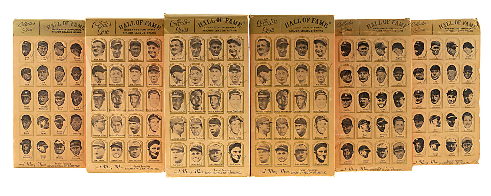 1963 Hall of Fame Busts Complete Set In Original Boxes (20)