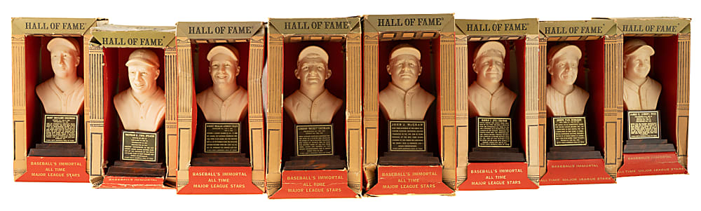 1963 Hall of Fame Busts Complete Set In Original Boxes (20)