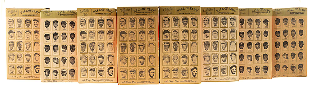 1963 Hall of Fame Busts Complete Set In Original Boxes (20)