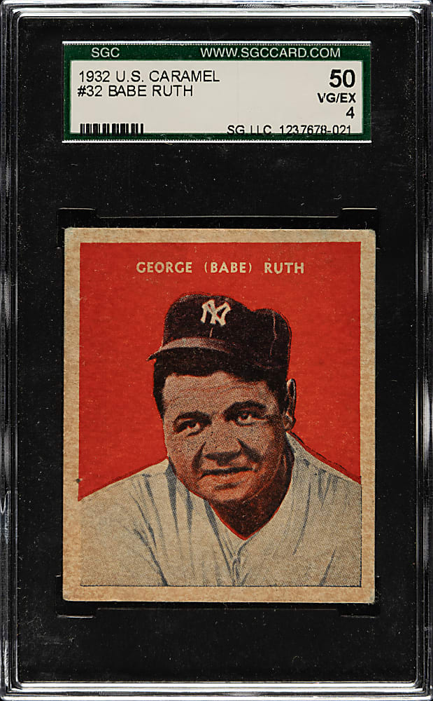 1932 R328 U. S. Caramel #32 Babe Ruth SGC VG/EX 50