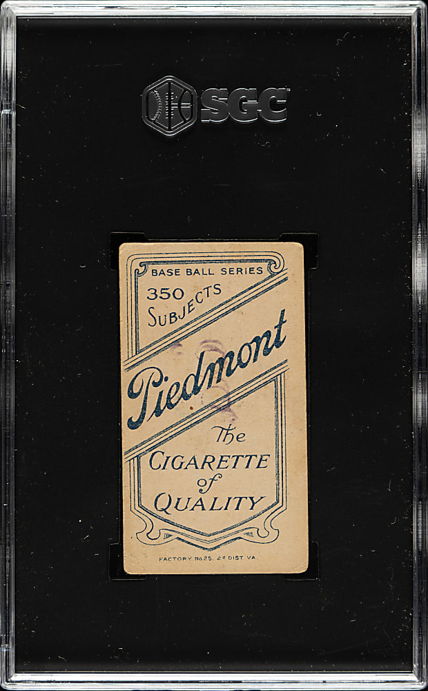 1909-1911 T206 White Border Ty Cobb Portrait Red Background SGC FAIR 1.5