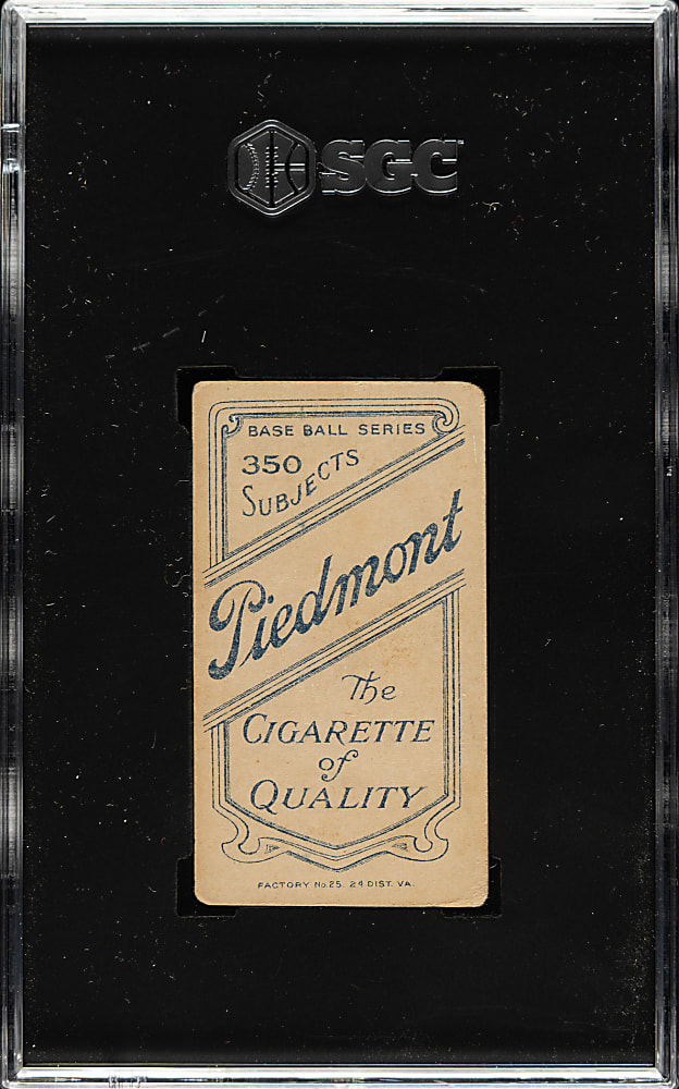 1909-1911 T206 White Border Christy Mathewson Dark Cap SGC VG 3