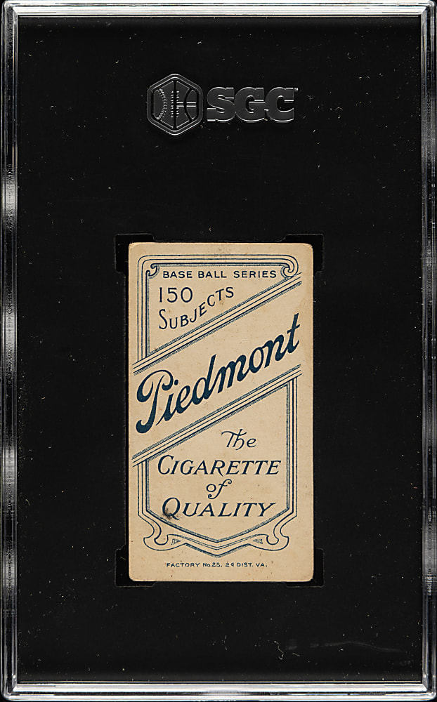 1909-1911 T206 White Border Christy Mathewson Portrait SGC VG 3