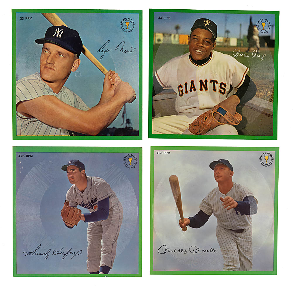 1964 Auravision Records Complete Set (16) Plus Rare Advertising Poster