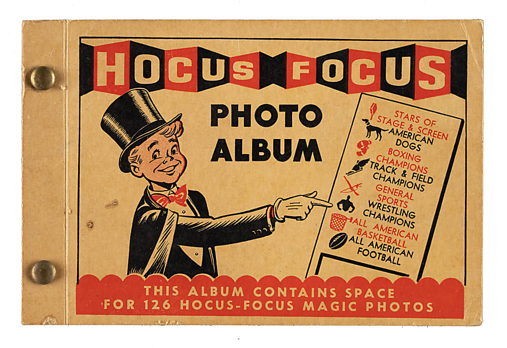 1948 Topps "Magic Photos" Multi-Sport Complete Set (252) Plus Album