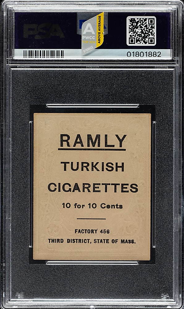 1909 T204 Ramly Tobacco Eddie Plank PSA VG-EX 4