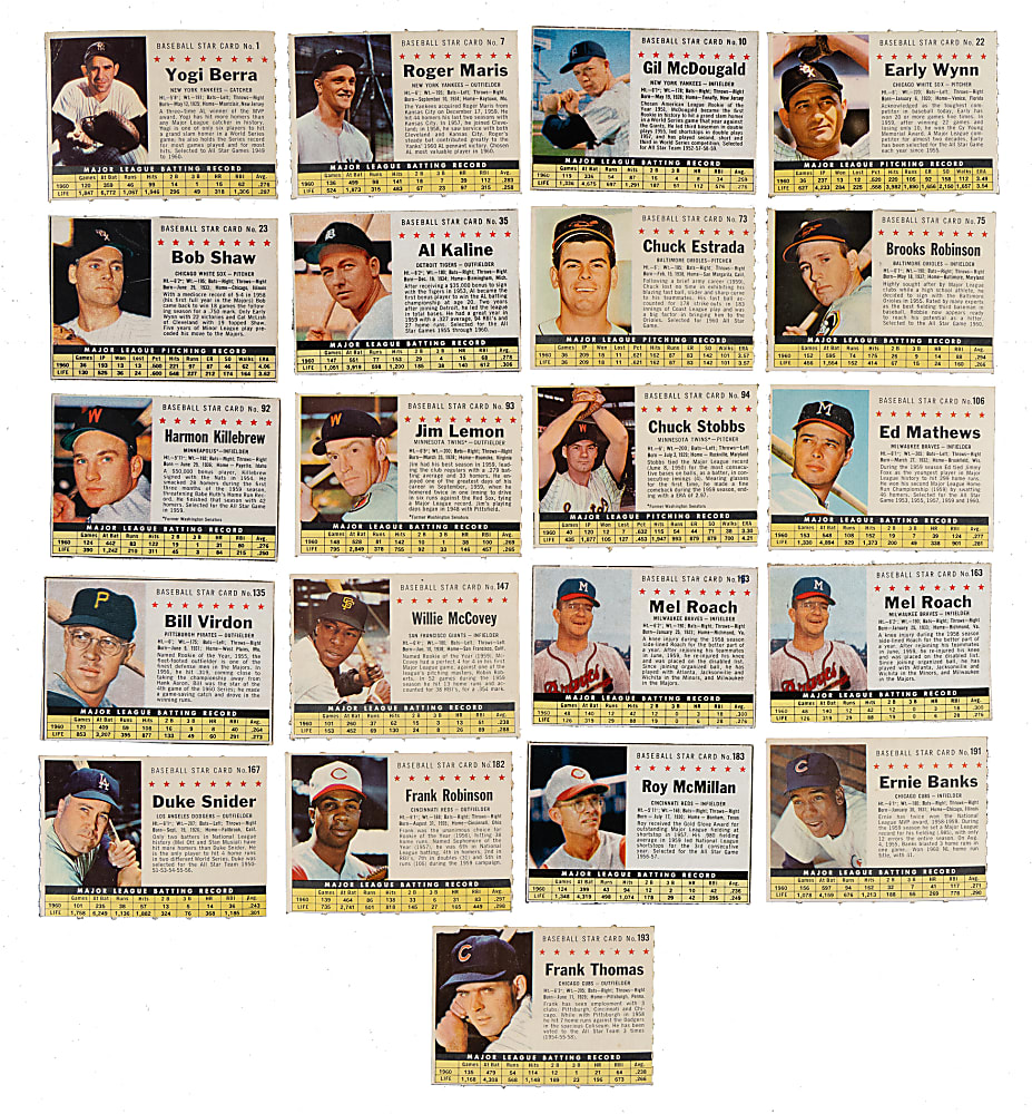 1961 Post Cereal Complete Set (200)