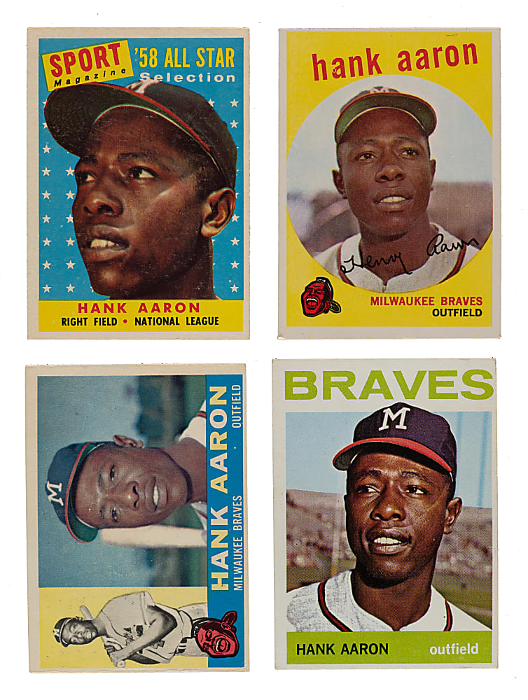 1958 to 1969 Topps Hank Aaron Collection (37)