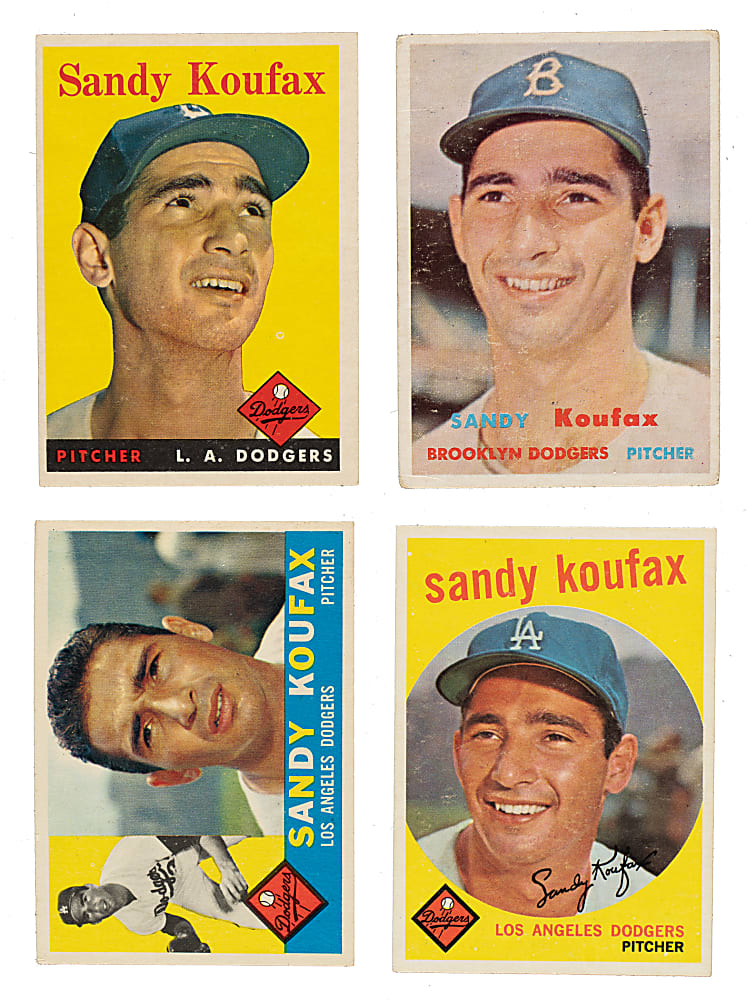 1958 to 1966 Topps and Fleer Sandy Koufax Collection (47)