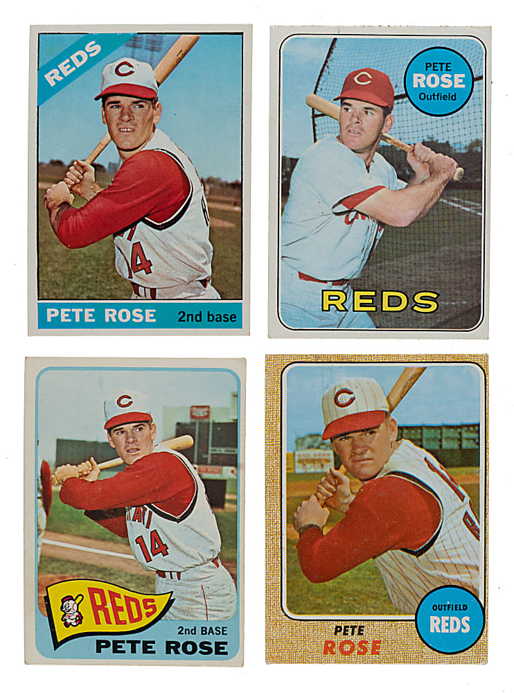 1965 to 1969 Topps Pete Rose Collection (25)