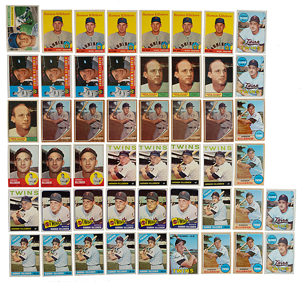 1956 to 1969 Topps Harmon Killebrew Collection (54)