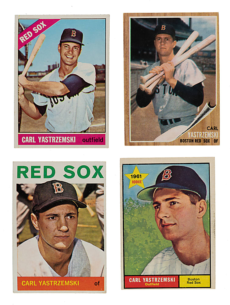 1961 to 1969 Topps and Fleer Carl Yastrzemski Collection (31)