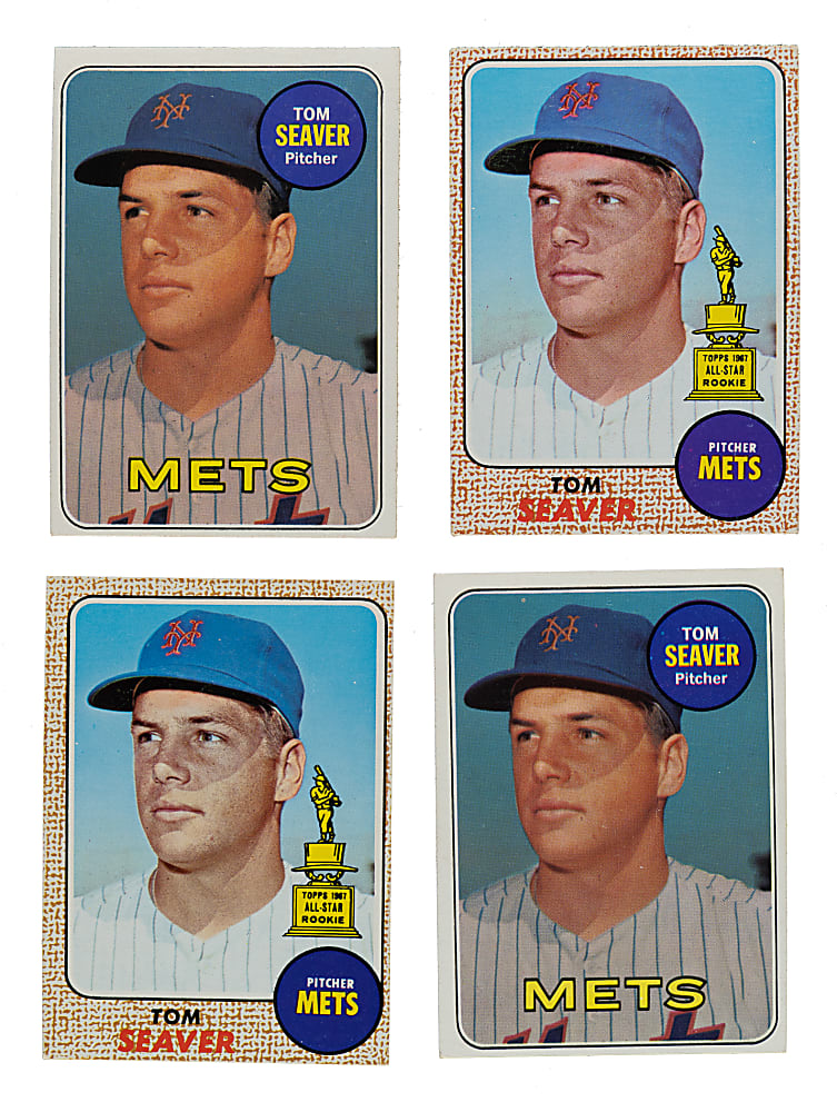 1968 and 1969 Topps Tom Seaver Collection (13)