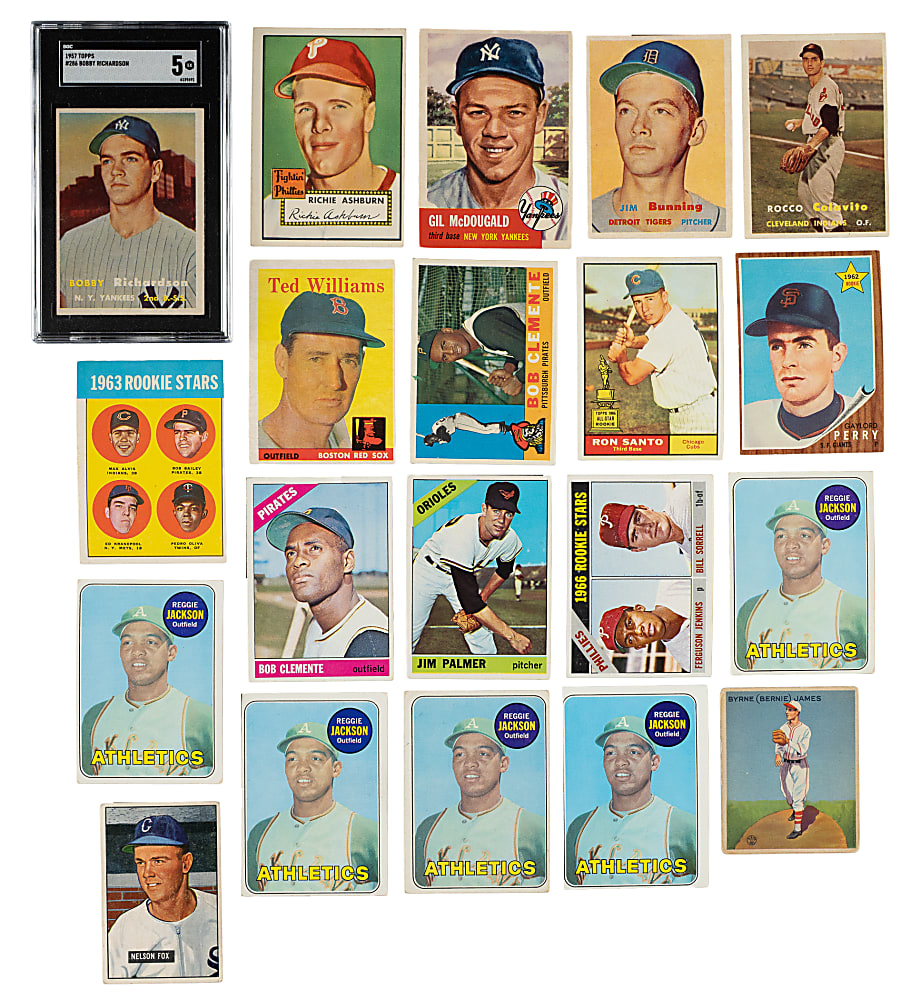 Impressive 1951 to 1969 Topps, Bowman, and Fleer Collection (462) Including 320 Hall of Famers