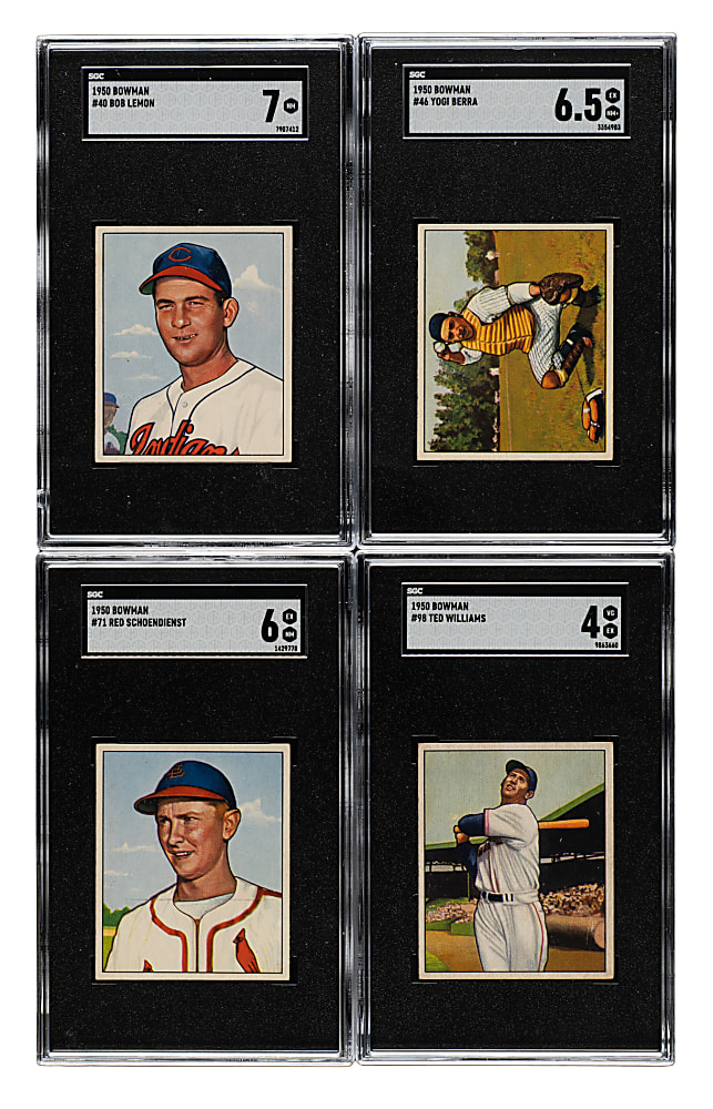 1950 Bowman Collection (79) Including Ted Williams, Yogi Berra, and Roy Campanella