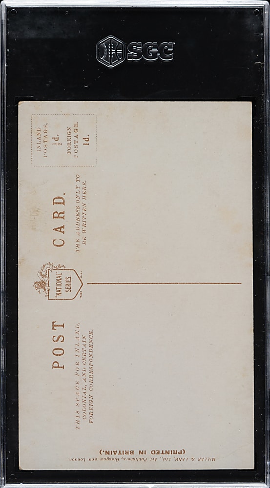 Circa 1905 Millar & Lang National Series Postcard Golf Herd/Taylor/Braid/Vardon SGC VG 3 - 1 of 1 - Highest Graded!