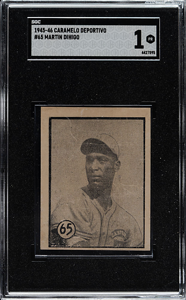 1945-1946 Caramelo Deportivo #65 Martin Dihigo SGC POOR 1
