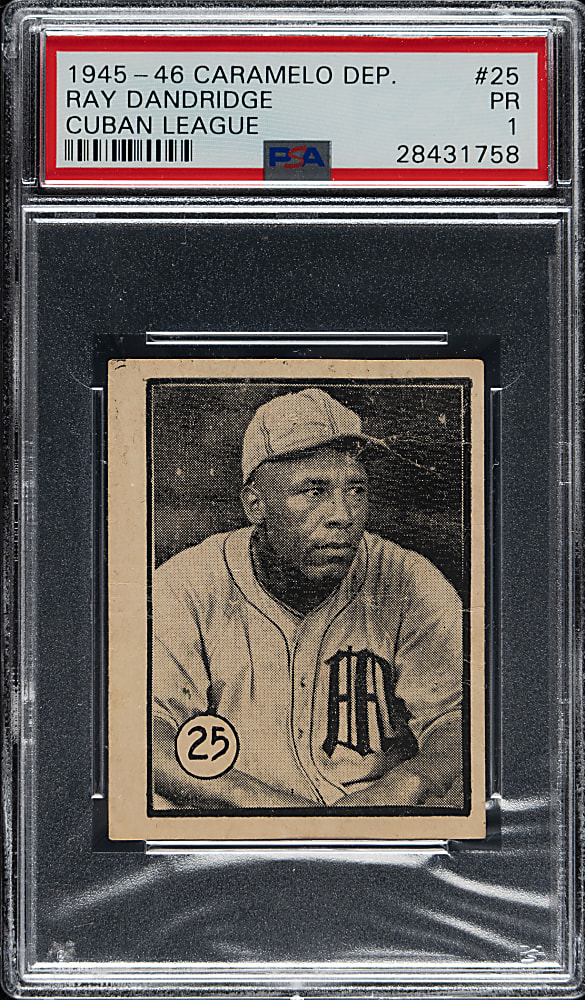 1945-1946 Caramelo Deportivo #25 Ray Dandridge PSA POOR 1