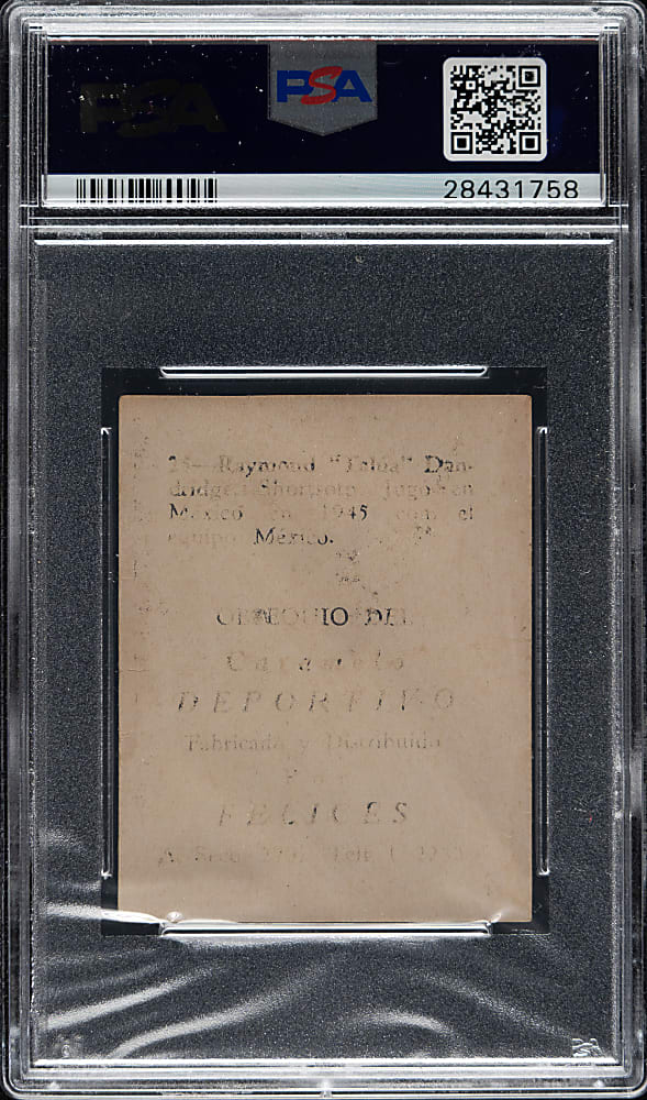 1945-1946 Caramelo Deportivo #25 Ray Dandridge PSA POOR 1