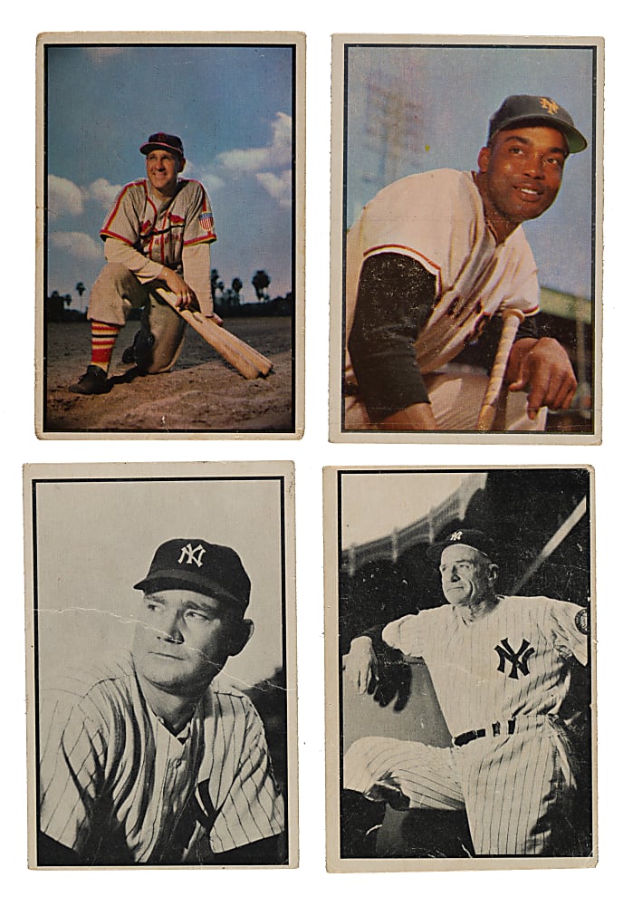 1953 Bowman Color and Black & White Partial Set Pair (2 Sets, 125 Cards)