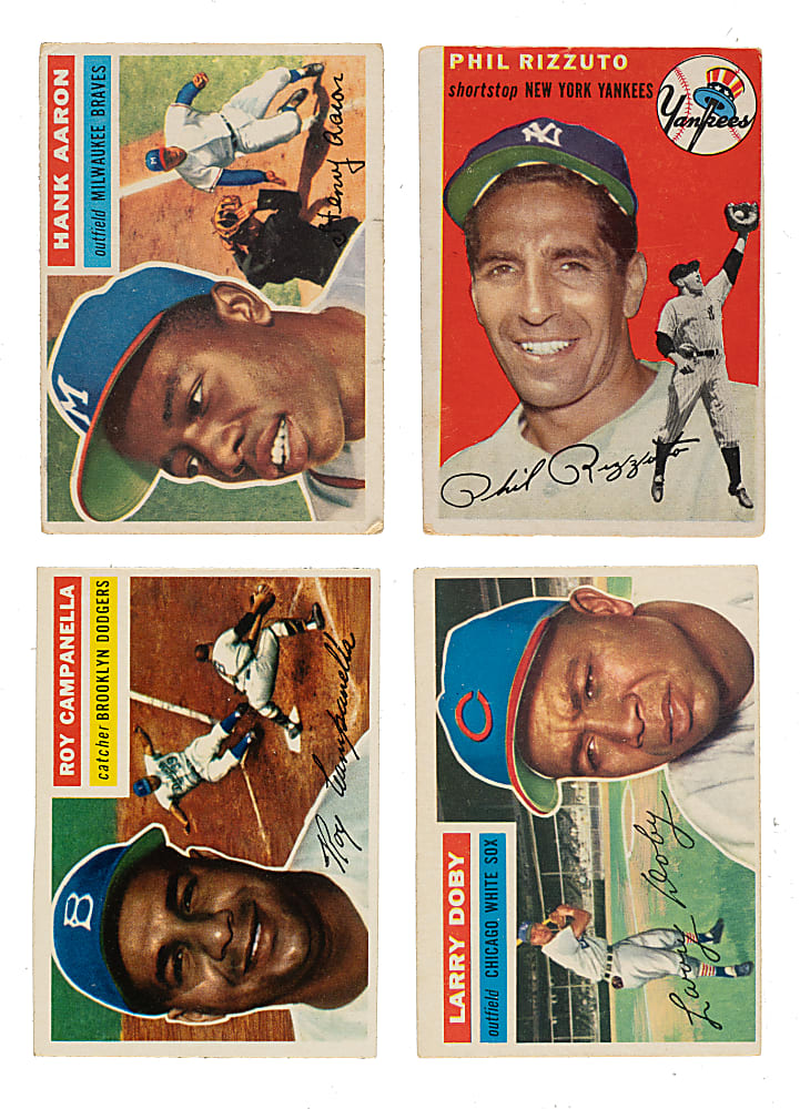 1954 to 1956 Topps Partial Set Trio (3 Sets, 457 Cards)