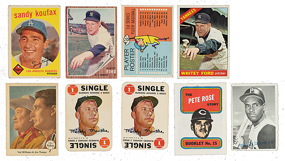 1953 to 1971 Topps, Bowman, Fleer, and Post Cereal Shoebox Collection (837) Including 113 Hall of Famers