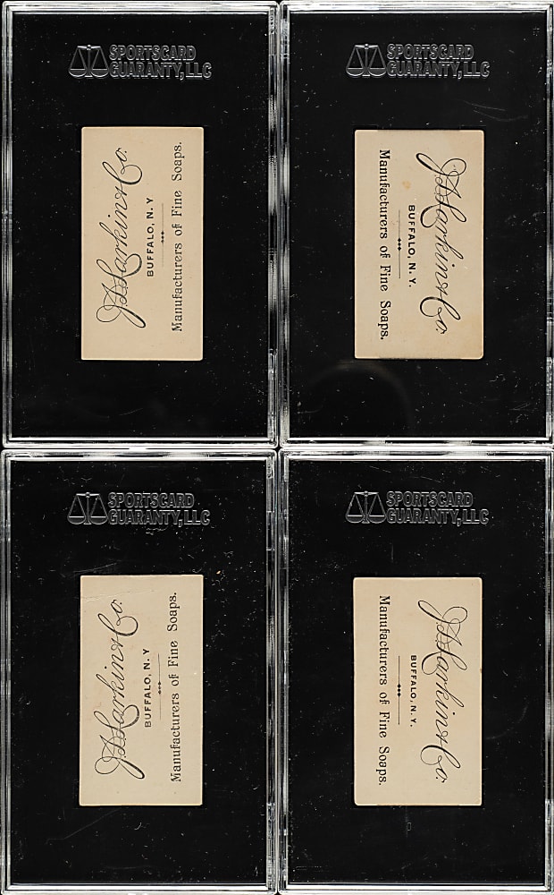 1889 H600 J. D. Larkin "Presidents" SGC-Graded Near-Complete Set (19/23)