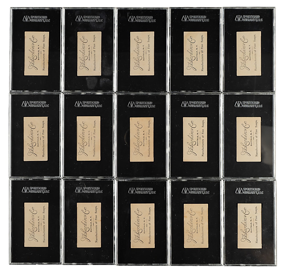 1889 H600 J. D. Larkin "Presidents" SGC-Graded Near-Complete Set (19/23)