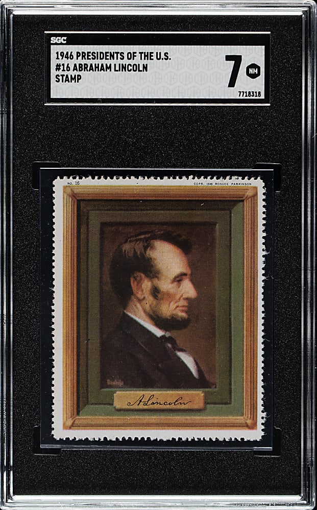 1946 Kellogg's "Presidents of the U.S." PSA- and SGC-Graded Collection (18) Including Washington, Jefferson, and Lincoln