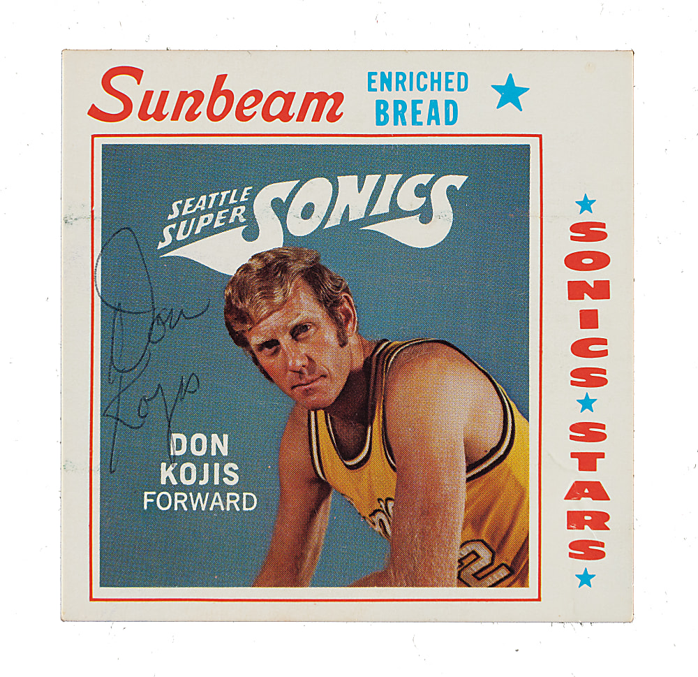 1969 to 1971 Sunbream Bread Seattle SuperSonics Basketball Complete and Near-Complete Set Trio (3 Sets, 31 Cards)
