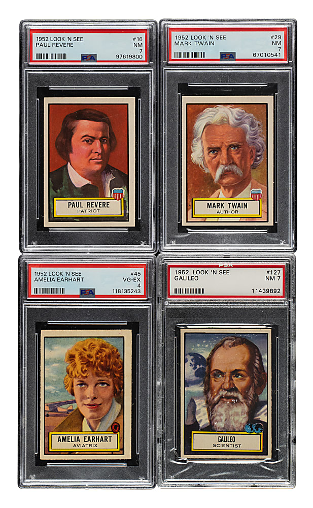 1952 Topps "Look 'n See" Collection (36) Including 34 PSA-Graded Cards