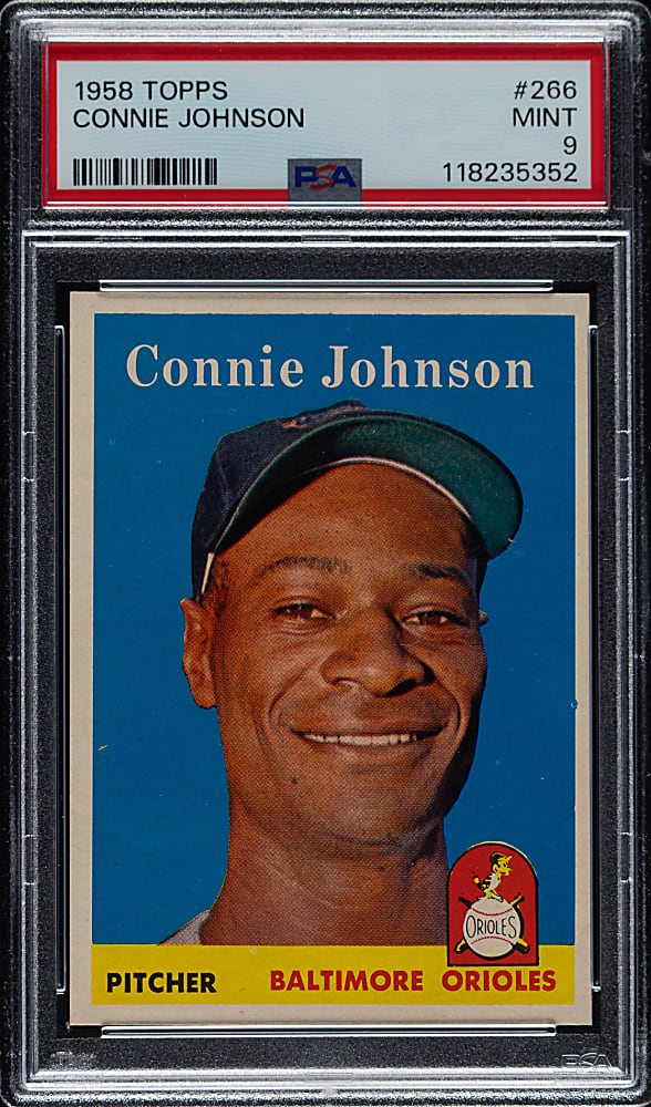 1958 Topps #266 Connie Johnson PSA MINT 9 - Highest Graded!