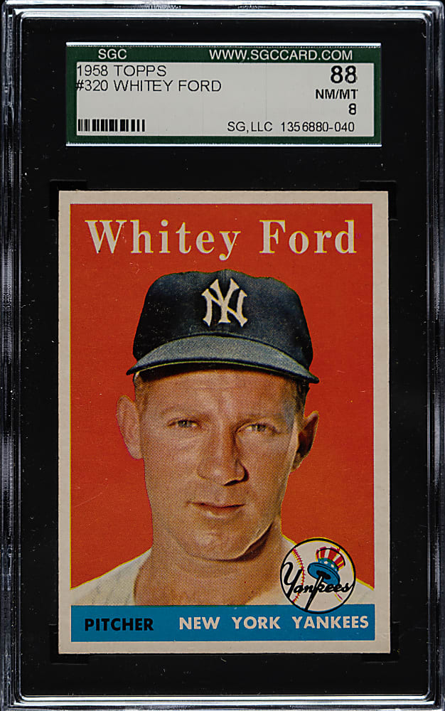 1958 Topps #320 Whitey Ford SGC NM/MT 88