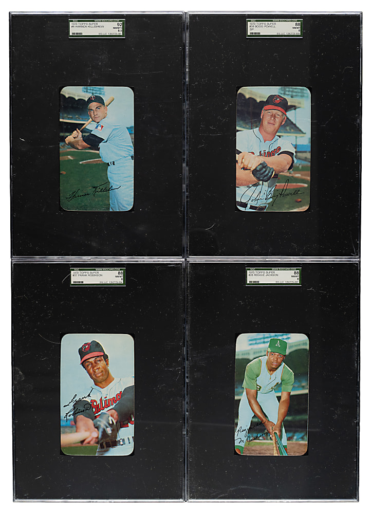 High-Grade 1970 Topps Super Complete Set (42) Including Nine SGC-Graded Cards