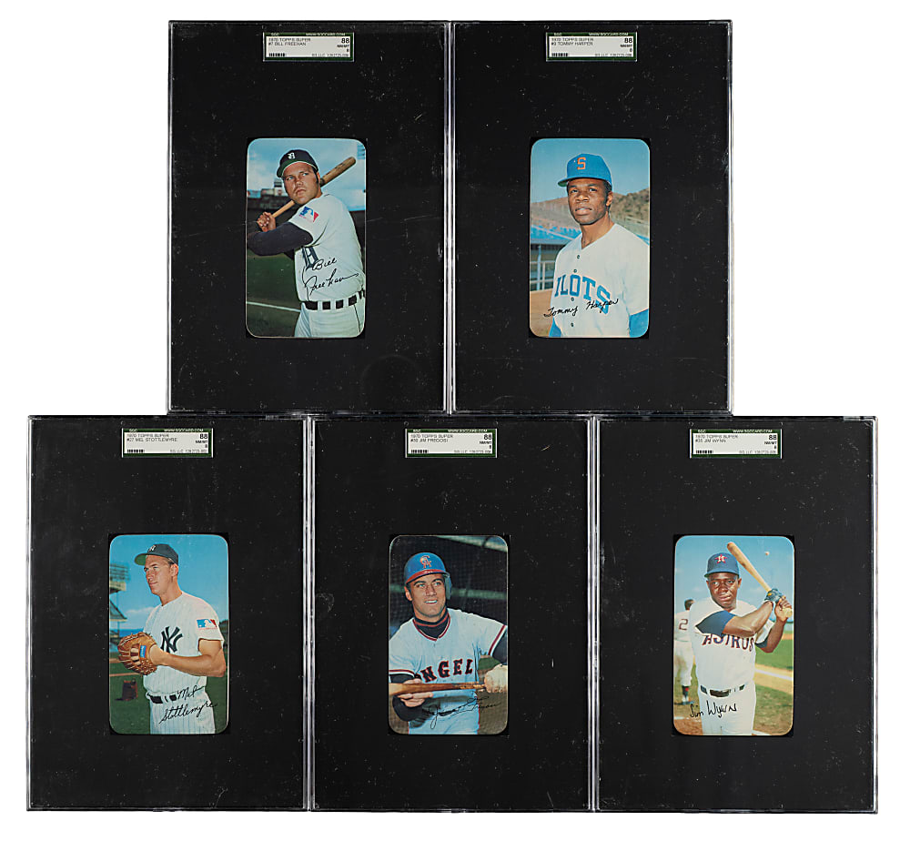 High-Grade 1970 Topps Super Complete Set (42) Including Nine SGC-Graded Cards