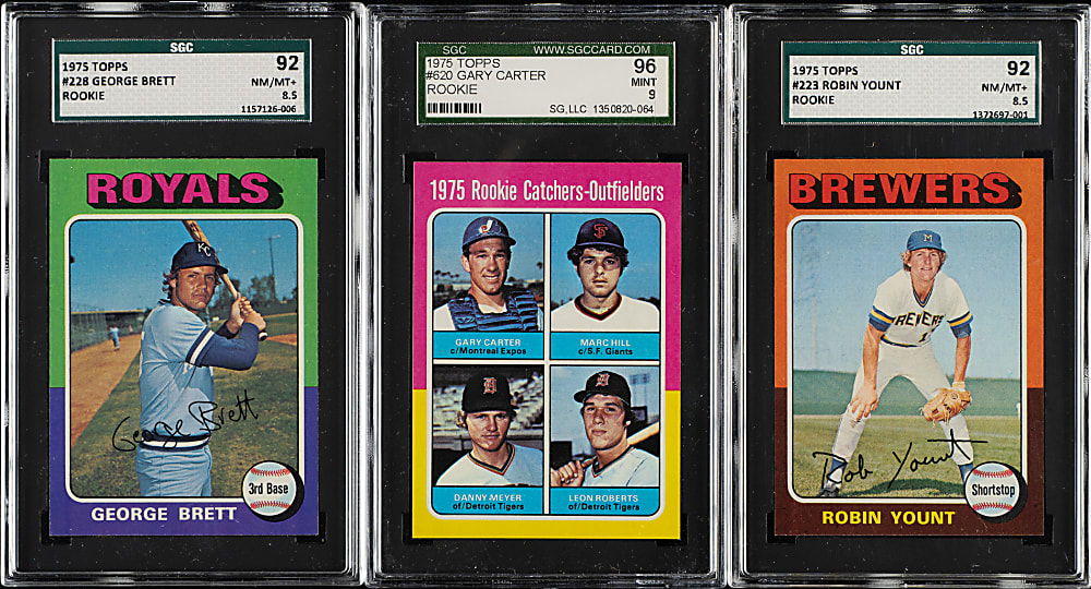 High-Grade 1975 Topps Complete Set (660) Including 24 SGC-Graded Cards