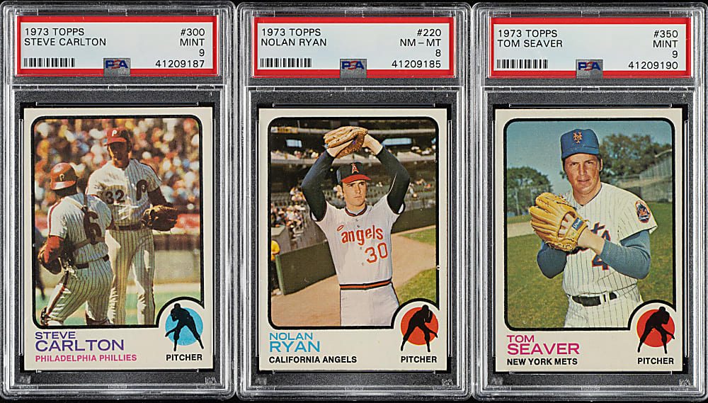 High-Grade 1973 Topps Near-Complete Set (659/660) Including 12 PSA-Graded Cards