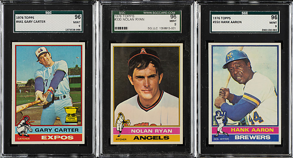 High-Grade 1976 Topps Complete Set (660) Plus Traded Series (44) Including 17 SGC-Graded Cards