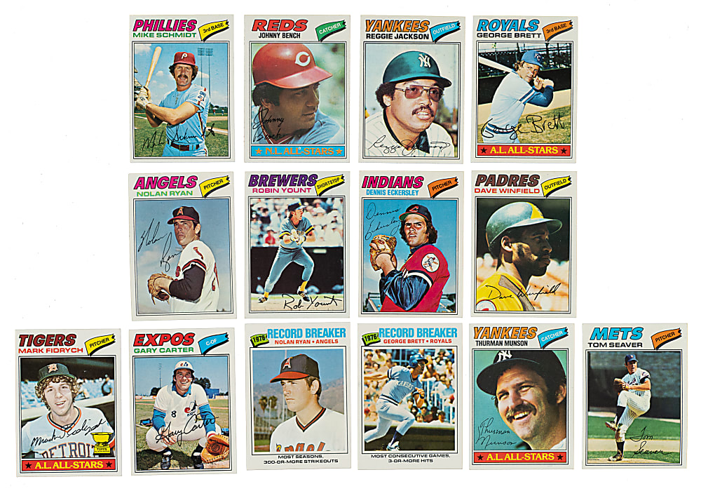 High-Grade 1977 Topps Complete Set (660)