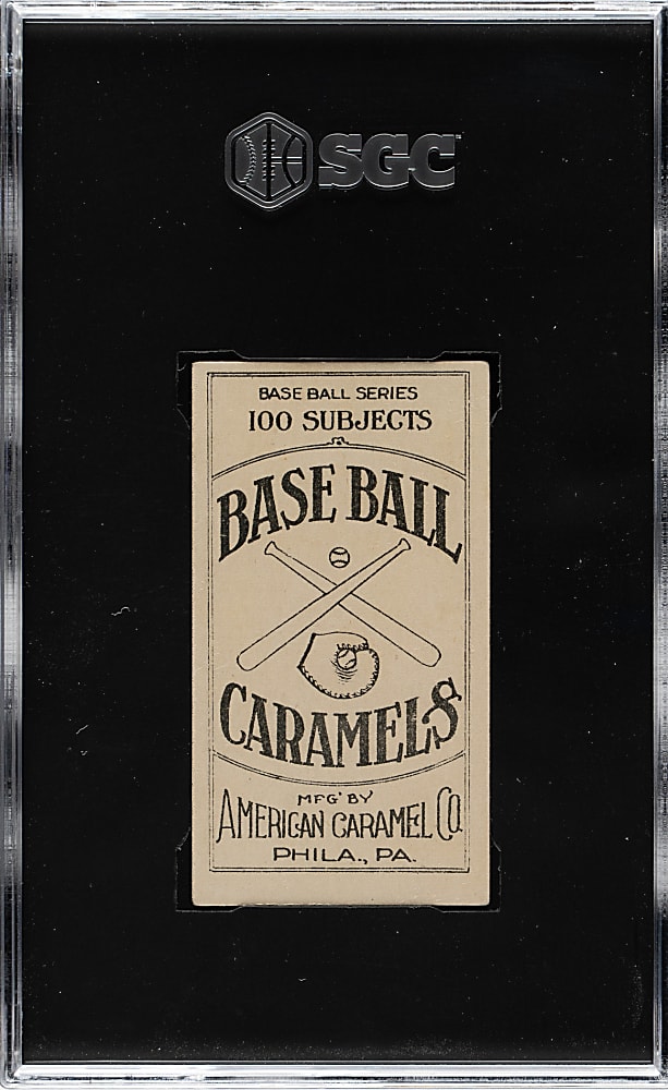 1909-1911 E90-1 American Caramel Peaches Graham SGC EX 5 - 1 of 2 - Highest Graded!